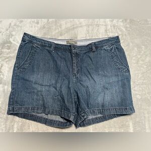 Natural Reflections Denim Shorts Women’s 18 Blue Summer Relaxed